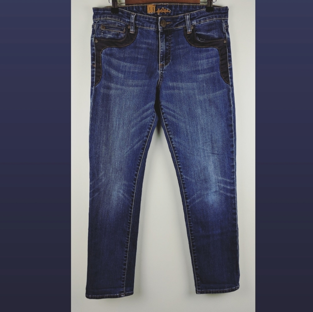 Kut From The Kloth Skinny Jeans Pocket Detail